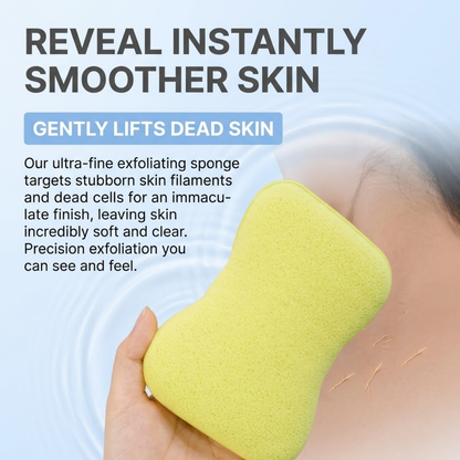Cloud-Soft 2-in-1 Soap Pocket Exfoliating Sponge | Instant Lather & Gentle Cleansing