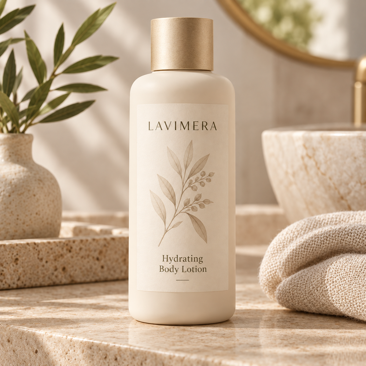LAVIMERA Hydrating Body Lotion in a daily care ritual