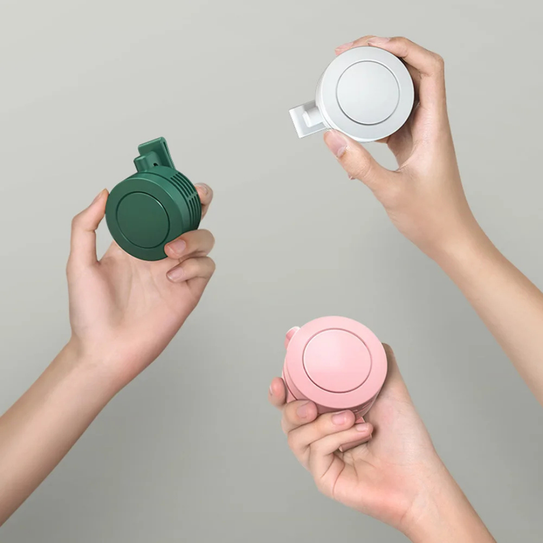 Aero Clip 360° Wearable Smart Fan | Whisper-Quiet Hands-Free Cooling