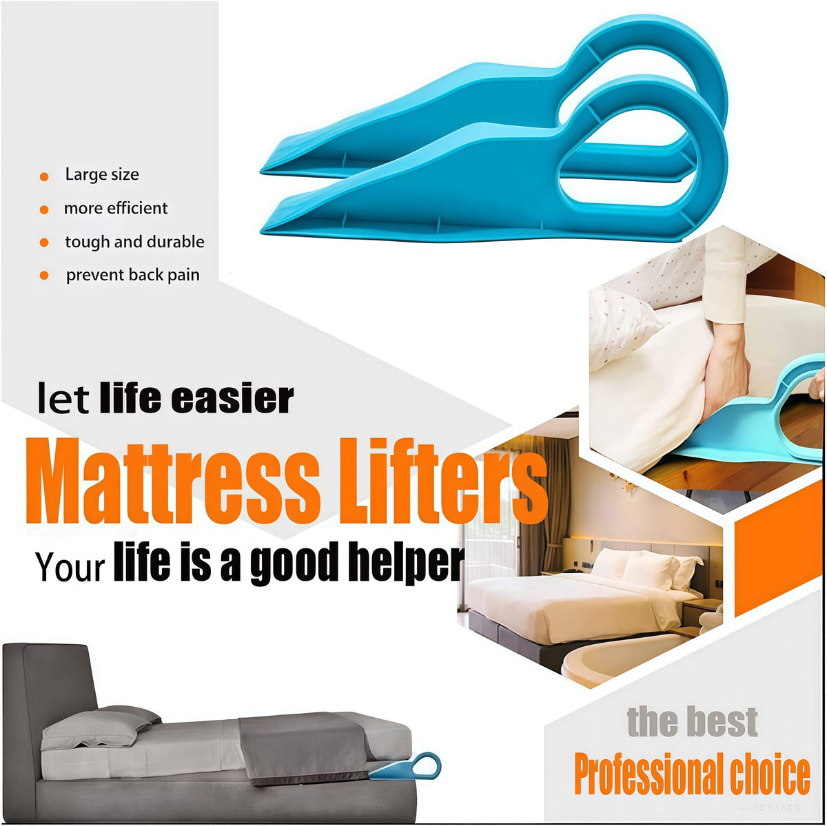 Mattress Lifter Tool 2 In 1 Bedsheet Tucker Tool