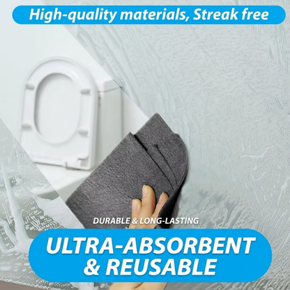 Premium Sea-Island Microfiber Magic Wipes: The Secret to Streak-Free & Chemical-Free Shine
