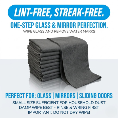 Premium Sea-Island Microfiber Magic Wipes: The Secret to Streak-Free & Chemical-Free Shine